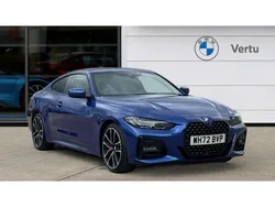Blue Used 2022 BMW 420 M Sport Coupe | £28,495 (Good price)