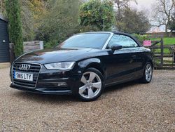Black Used 2015 Audi A3 Cabriolet Sport Cabriolet | £8,699 (Fair price)