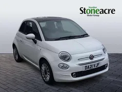 White Used 2021 Fiat 500 Lounge Hatchback | £10,495 (Fair price)