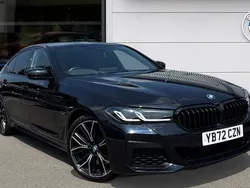 Black Used 2022 BMW 545e M Sport | £35,806 (Fair price)