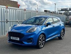 Blue Used 2021 Ford Puma ST-Line Hatchback | £14,295 (Fair price)