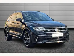 Black Used 2021 VW Tiguan R-line SUV | £27,850 (Fair price)
