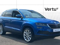 Blue Used 2021 Skoda Karoq SUV | £19,490 (Fair price)