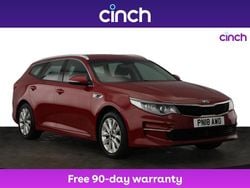 Red Used 2018 Kia Optima 2 Estate | £8,799 (Fair price)