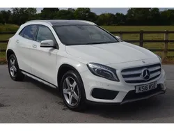 White Used 2016 Mercedes GLA220 AMG line SUV | £10,789 (Fair price)