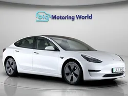 White Used 2021 Tesla Model 3 Standard Range Plus Sedan | £16,900 (Fair price)