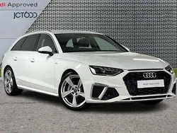 White Used 2024 Audi A4 S-Line Estate | £29,250 (Fair price)