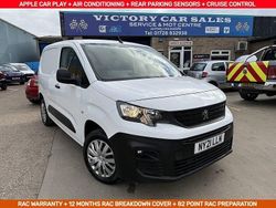 White Used 2021 Peugeot Partner Van | £8,695 (Fair price)