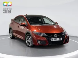 Red Used 2015 Honda Civic SR Hatchback | £8,599 (Fair price)