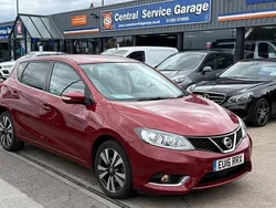 Red Used 2016 Nissan Pulsar Tekna Hatchback | £8,695 (Fair price)