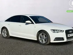 White Used 2018 Audi A6 S-Line Sedan | £12,999 (Good price)