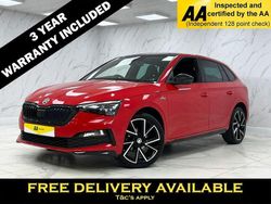 Red Used 2021 Skoda Scala Monte Carlo Hatchback | £15,295 (Fair price)