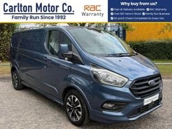 Blue Used 2021 Ford Transit Custom Sport Van | £17,950 (Good price)