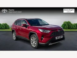 Red Used 2022 Toyota RAV4 Hybrid SUV | £31,679 (A bit pricey)