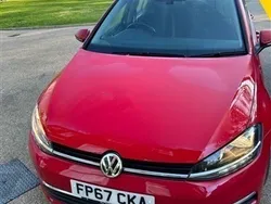 Red Used 2017 VW Golf VII SE Hatchback | £11,000 (Fair price)