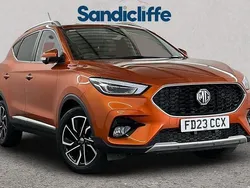 Metallic hoxton orange Used 2022 MG ZS Exclusive Sedan | £14,013 (Fair price)