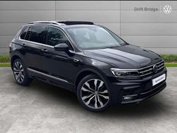 Black Used 2019 VW Tiguan R-line SUV | £25,995 (Fair price)