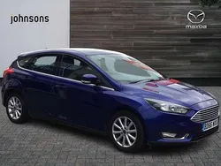 Blue Used 2016 Ford Focus Titanium Hatchback | £5,490 (Fair price)