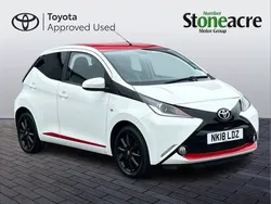 White Used 2018 Toyota Aygo x-press Hatchback | £10,250 (Fair price)