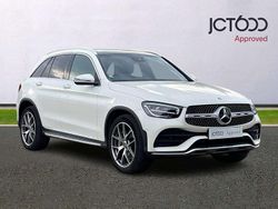 White Used 2022 Mercedes GLC300 AMG Line Premium SUV | £33,000 (Fair price)