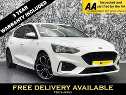 White Used 2020 Ford Focus ST-Line X Hatchback | £14,395 (Fair price)