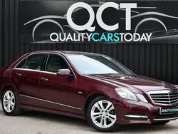 Red Used 2011 Mercedes E200 Avantgarde Sedan | £8,995 (A bit pricey)