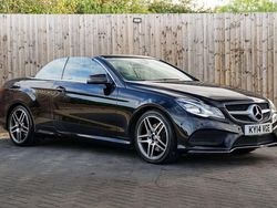 Black Used 2014 Mercedes E250 AMG Cabriolet | £12,895 (Fair price)