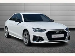White Used 2024 Audi A4 S-Line Sedan | £26,950 (Fair price)