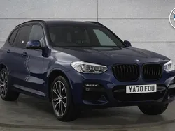 Blue Used 2021 BMW X3 M Sport SUV | £28,399 (Fair price)