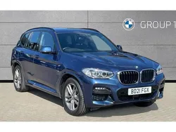 Phytonic blue Used 2021 BMW X3 M Sport SUV | £30,608 (Super price)