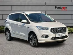 White Used 2018 Ford Kuga Vignale SUV | £13,800 (Fair price)