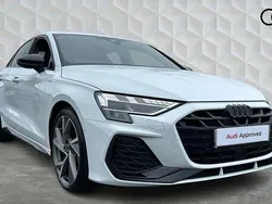 White Used 2025 Audi A3 Black Edition Sedan | £33,000 (Expensive)