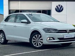 White Used 2021 VW Polo SEL Hatchback | £17,689 (Fair price)