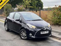 Black Used 2015 Toyota Yaris Hatchback | £7,695 (Fair price)