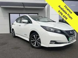 White Used 2020 Nissan Leaf Acenta Hatchback | £7,795