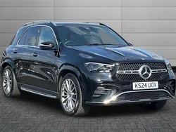 Obsidian black Used 2024 Mercedes GLE450 AMG AMG line Estate | £61,695 (Fair price)