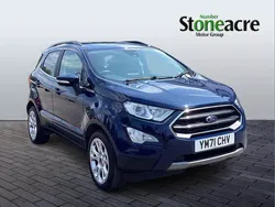 Blue Used 2022 Ford Ecosport Titanium SUV | £11,793 (Fair price)