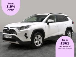 White Used 2021 Toyota RAV4 Hybrid Design SUV | £24,196 (Super price)