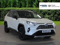 White/black Used 2020 Toyota RAV4 Hybrid SUV | £27,495 (A bit pricey)