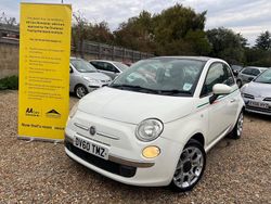White Used 2010 Fiat 500 Lounge Hatchback | £4,499 (Fair price)
