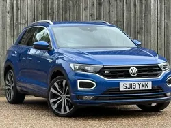 Blue Used 2019 VW T-Roc R-line SUV | £16,000 (Fair price)