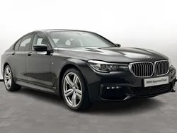 Black Used 2018 BMW 740 M Sport Sedan | £27,750 (Fair price)