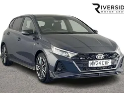 Aurora grey Used 2024 Hyundai i20 N Line Hatchback | £18,490 (Fair price)