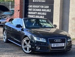 Black Used 2010 Audi A5 Cabriolet S-Line Cabriolet | £4,995 (Good price)