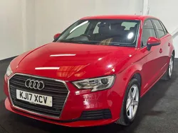 Red Used 2017 Audi A3 Sportback Performance Hatchback | £8,545 (Fair price)