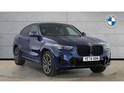 Blue Used 2024 BMW X4 M Sport SUV | £46,542 (Fair price)
