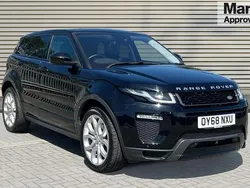 Solid narvik black Used 2018 Land Rover Range Rover evoque HSE Dynamic Hatchback | £20,470 (Fair price)