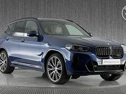 Blue Used 2022 BMW X3 M Sport SUV | £34,320 (Fair price)