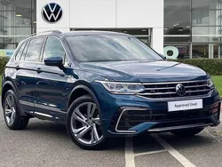 Blue Used 2023 VW Tiguan R-line Edition SUV | £25,990 (Good price)