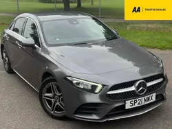 Grey Used 2021 Mercedes A250 AMG line Sedan | £12,550 (Fair price)